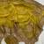 golden color embroidered glass tissue fabric saree