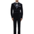 Black plain velvet tuxedo