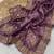 Plum Color Embroidered Glass Tissue Fabric Saree