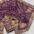 Plum Color Embroidered Glass Tissue Fabric Saree