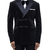 Black plain velvet tuxedo