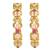 Gold plated set of 2 pastel meenakari bangles