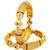 Gold plated set of 2 thushi design bangles