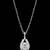 Pure 925 silver diamond carrier moissanite pendant for women
