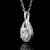 Pure 925 silver diamond carrier moissanite pendant for women