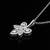 Pure 925 silver leaf moissanite pendant for women