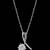 Pure 925 silver solitaire knot moissanite pendant for women