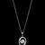 Pure 925 silver spiral moissanite pendant for women