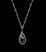 Pure 925 silver designer moissanite pendant for women