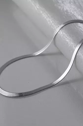 Pure 925 silver snake chain anklet for women - single