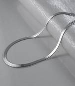 Pure 925 silver snake chain anklet for women - single