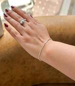 Pure 925 silver box chain bracelet for men & women