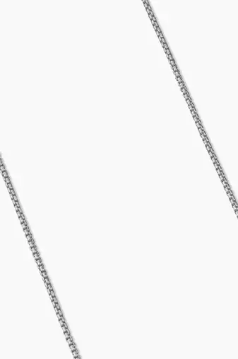 Pure 925 silver box chain for men & women