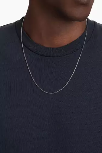 Pure 925 silver box chain for men & women
