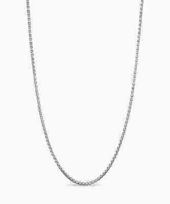 Pure 925 silver box chain for men & women 5