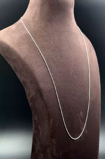 Pure 925 silver distorted chain for men & women