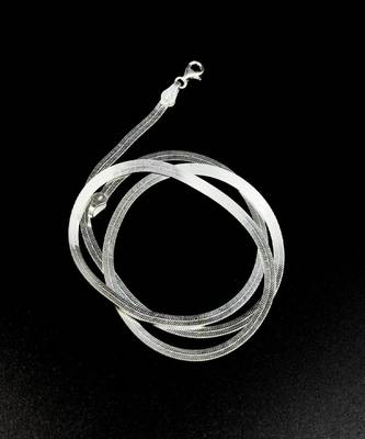 Pure 925 silver snake chain for men & women 3