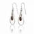 Pure 925 silver tiger eye danglers earrings for women