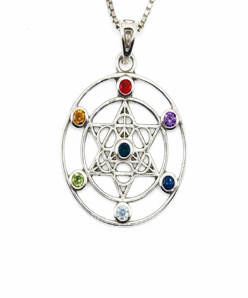 Pure 925 silver chakra of life for men & women