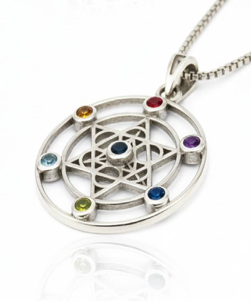 Pure 925 silver chakra of life for men & women