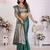 Green weaving soft organza saree with blouse