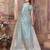 Blue weaving soft organza saree with blouse