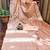 Peach weaving soft organza saree with blouse