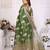 Green weaving soft organza saree with blouse