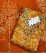 Mustard chanderi silk designer wedding-salwar-kameez