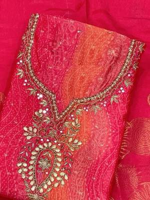 Magenta chanderi silk designer ethnic-suits 2