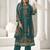teal lawn cotton digital printed dress material