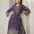 purple lawn cotton digital printed dress material