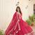 Faux Blooming Heavy Sequins Embroidered Stitched Gown with Dupatta     Pink | 56" Length