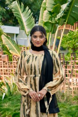 Sarinku Abaya Georgette Dress for Stylish Abaya Dress for Women& Girl's Casual Wear 1