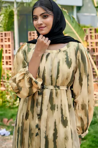 Sarinku Abaya Georgette Dress for Stylish Abaya Dress for Women& Girl's Casual Wear