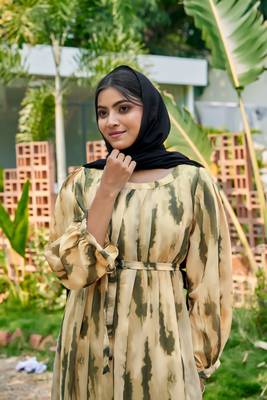 Sarinku Abaya Georgette Dress for Stylish Abaya Dress for Women& Girl's Casual Wear 3