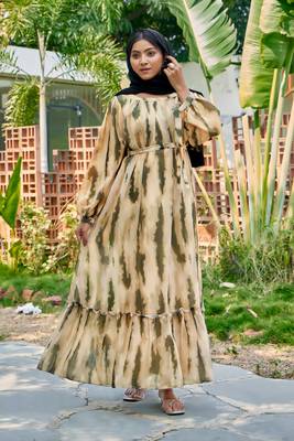 Sarinku Abaya Georgette Dress for Stylish Abaya Dress for Women& Girl's Casual Wear 5