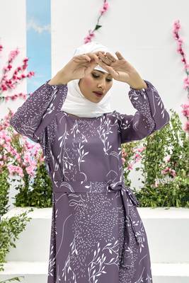 Sarinku  Abaya Nida Fabric Dress for Women for Girls Abaya 4