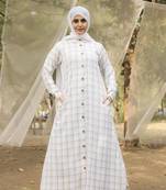 SARINKU Women's Abaya Dress Fabric Cotton for Women and Girl's Abaya