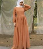 Sarinku Women's Abaya Dress Fabric Georgette for Women and Girl's Abaya