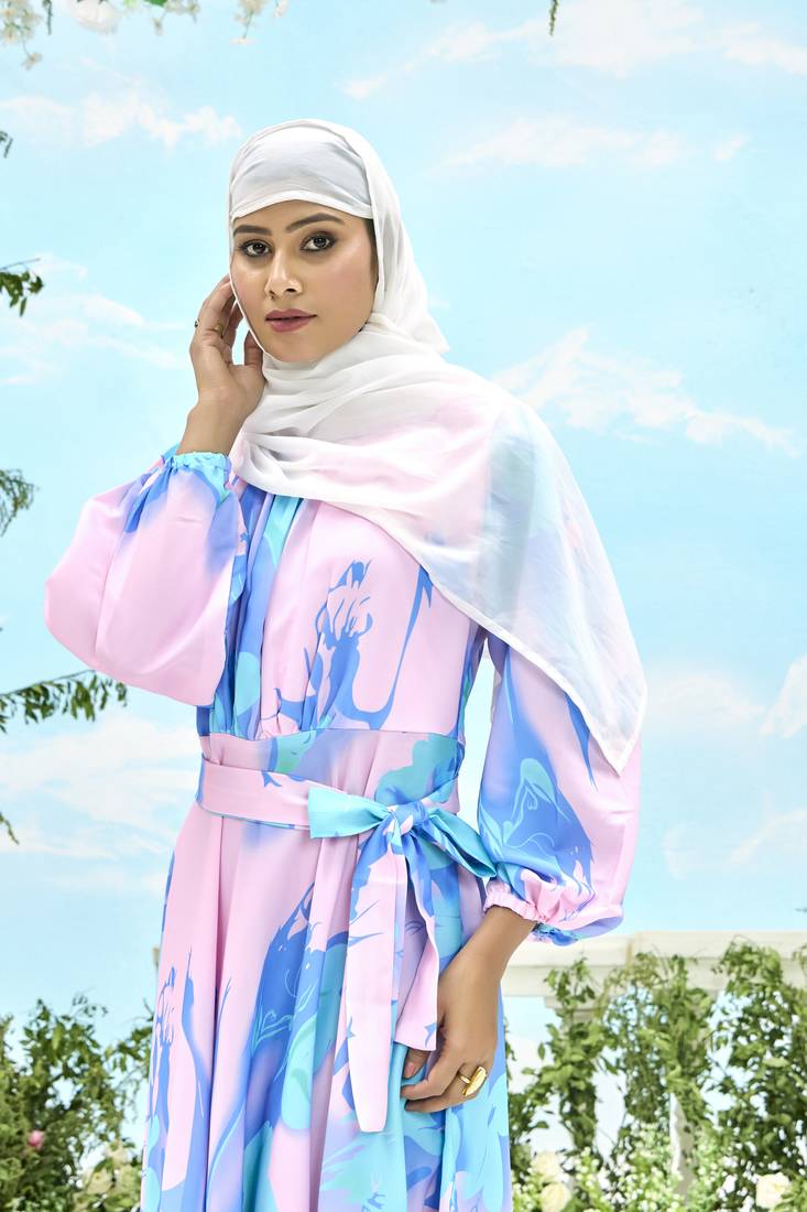 Abaya Dress Made with Nida Matte Fabric for Women and Girl's Abaya