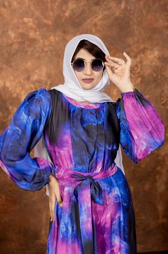  Abaya Dress Fabric Nida for Women and Girl's Abaya Casual Wear