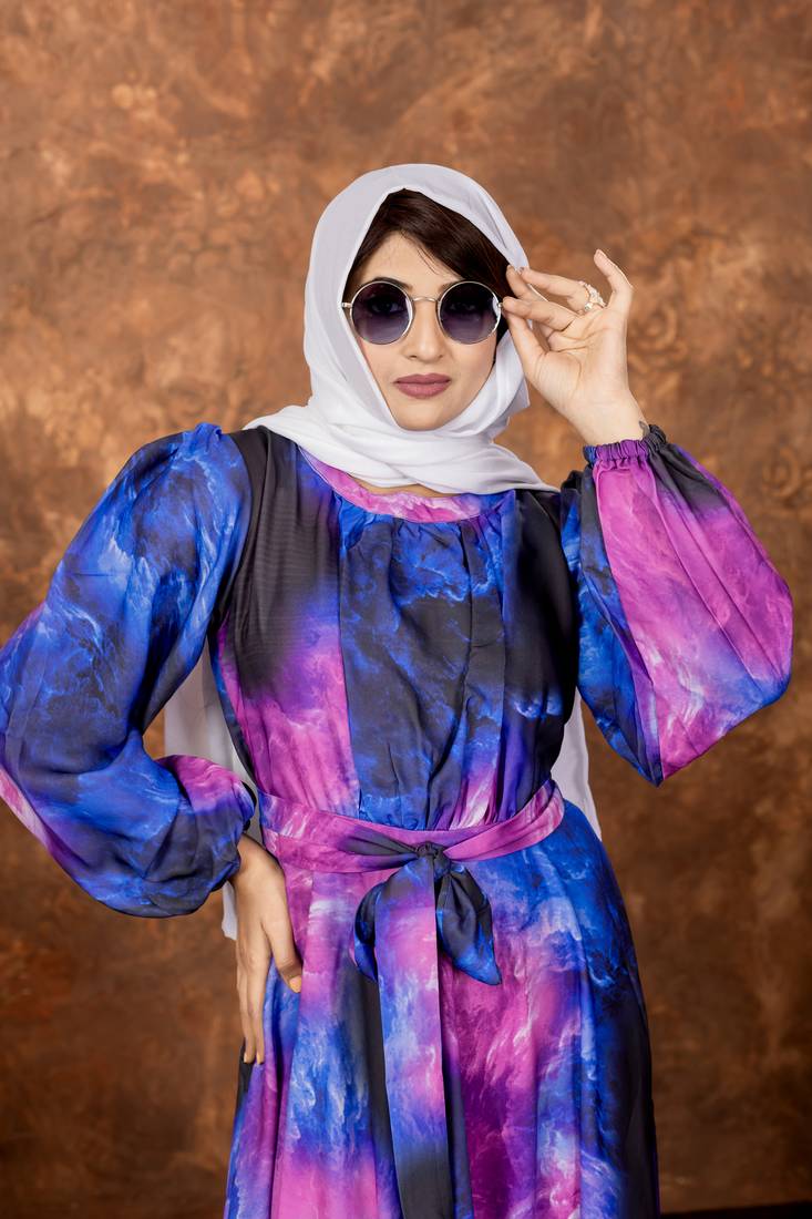  Abaya Dress Fabric Nida for Women and Girl's Abaya Casual Wear