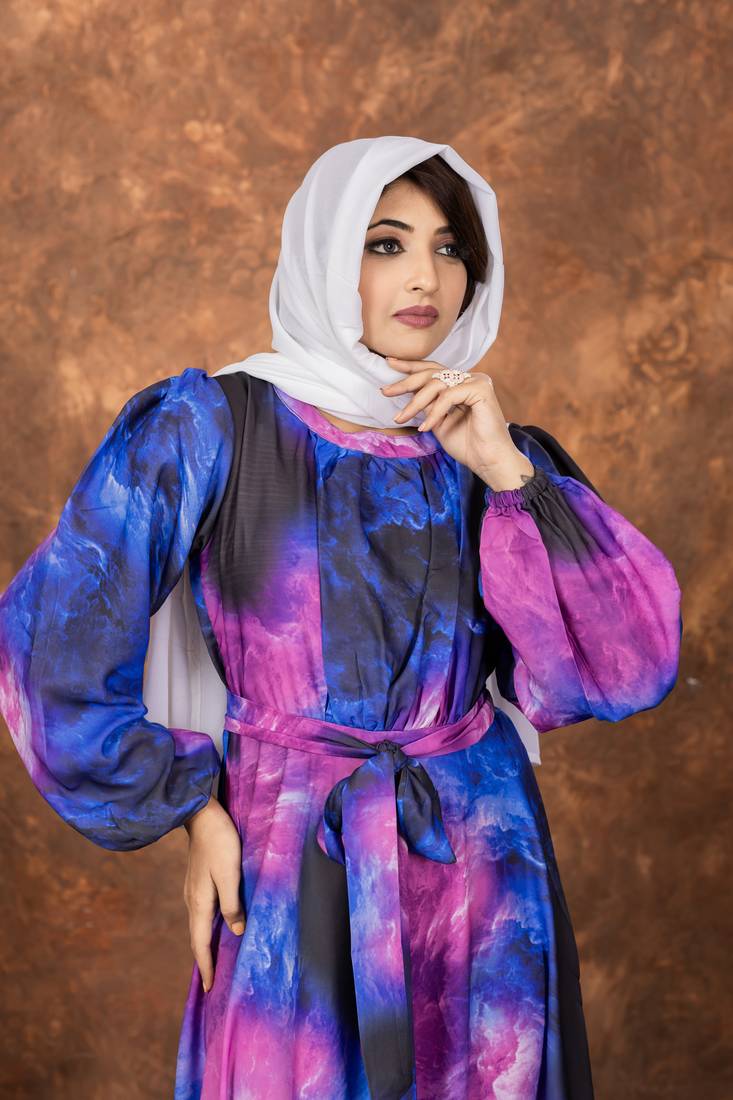  Abaya Dress Fabric Nida for Women and Girl's Abaya Casual Wear