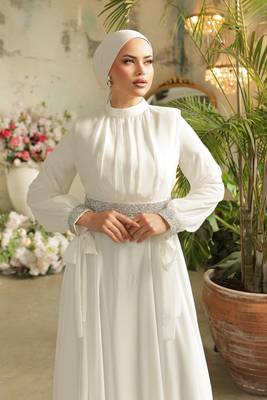 Women's Abaya Dress Fabric Georgette for Women and Girl Abaya 1