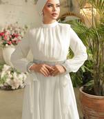 Women's Abaya Dress Fabric Georgette for Women and Girl Abaya
