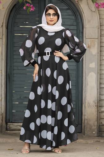 Abaya Georgette Dress for Women & Girl's Abaya Casual Wear