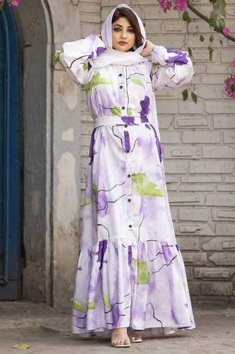 Abaya Nida Dress for Women for Girl's Abaya Casual Wear