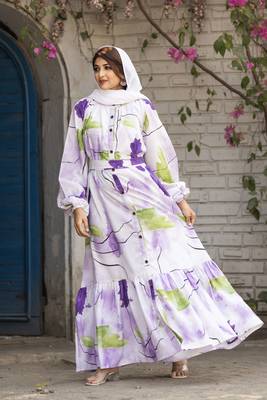 Abaya Nida Dress for Women for Girl's Abaya Casual Wear 3