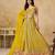 Yellow Georgette Sequins & Thread Embroidery Lehenga Choli With Dupatta